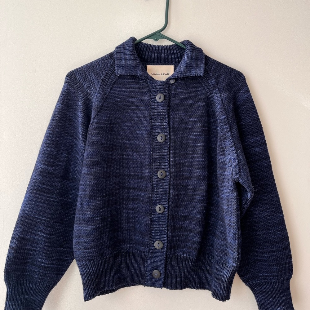 Misha and Puff polo cardigan size 1 ink